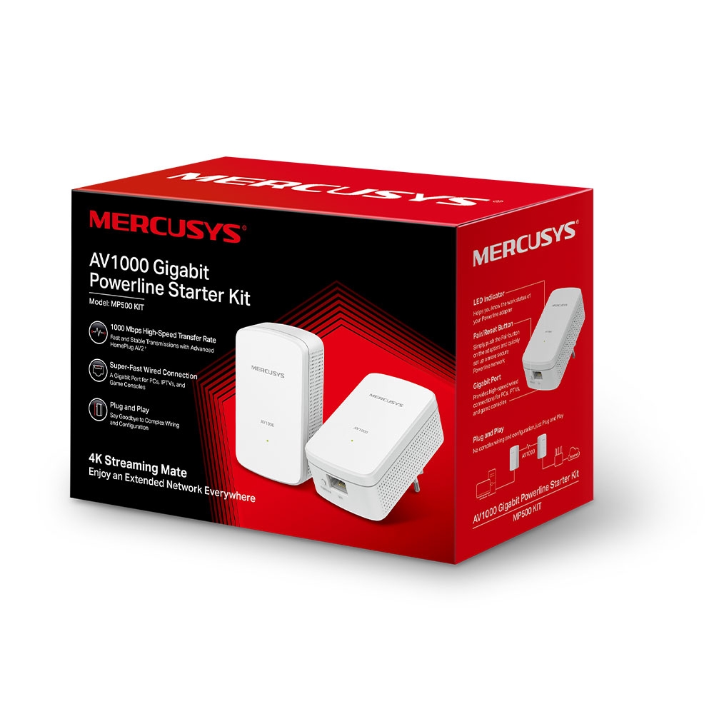 TP-Link presenta el Mercusys MP500 | PLC con velocidades de hasta 1.000 Mbps