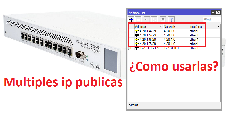 Como y porque aprovechar las IP publicas de nuestro proveedor | Mikrotik |