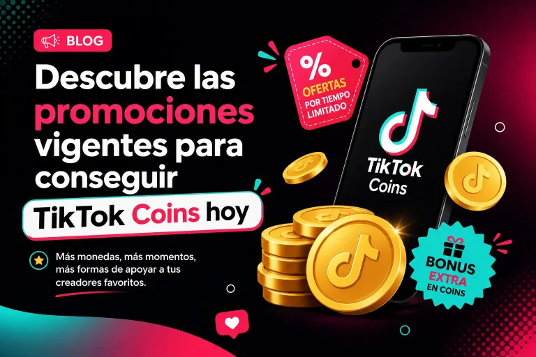Descubre las promociones vigentes para conseguir TikTok Coins hoy