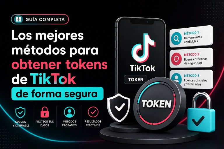 Los mejores métodos para obtener tokens de TikTok de forma segura